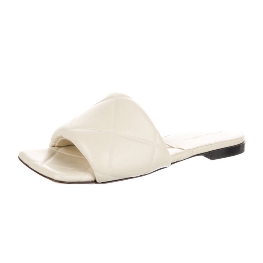 Bottega Veneta Quilted Leather Sandals - Picture 2 of 9